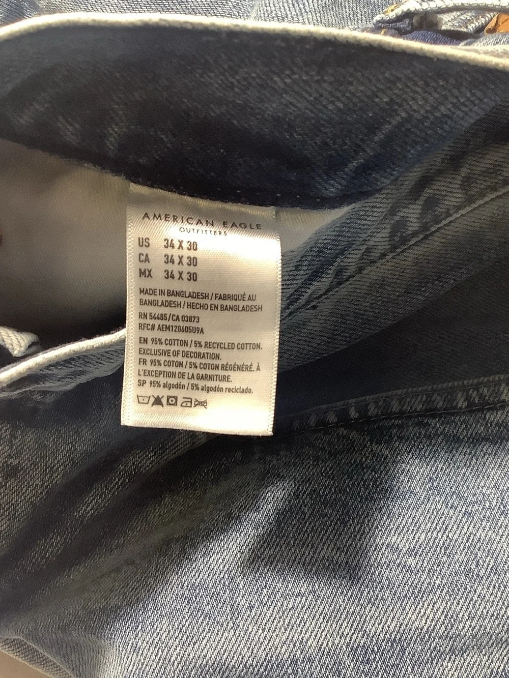 American Eagle Outfitters Light Blue Original Bootcut Leg Men’s Jeans 34x30